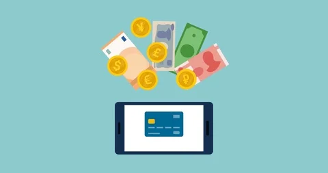 Smart payments and finance Stock Footage 118090341