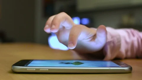 Smart phone App Stock Footage 104925551