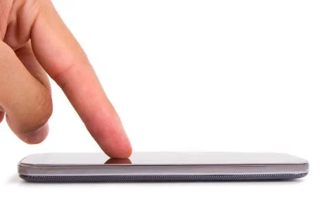Smart phone with blank screen Stock Photos
