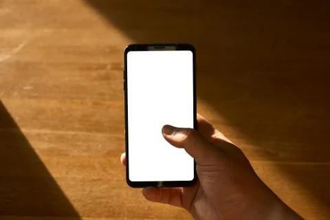 Smart phone with blank screen Stock Photos