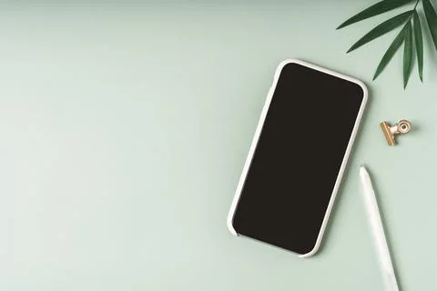 Smart phone with blank screen Stock Photos