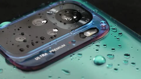 Smart phone camera lens Stock Footage 333071830