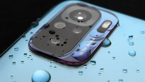 Smart phone camera lens Stock Footage 333072119
