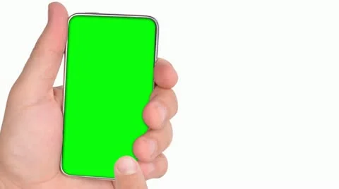Smart Phone with Chroma Screen Video stock 12682643