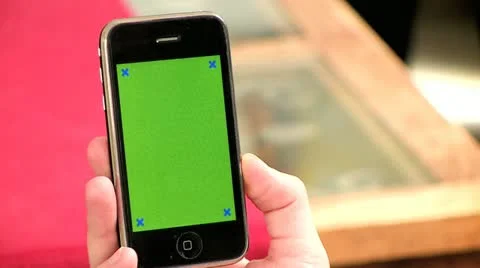 Smart Phone - Green Screen 3 Stock Footage 10908854