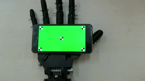 Smart phone with green screen Stock Footage 79725465