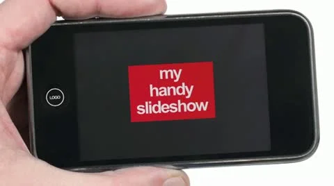 Smart Phone Hand Held Slideshow Stock After Effects