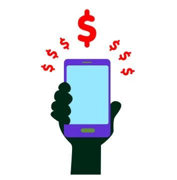 Smart phone icon Stock Illustration