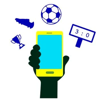 Smart phone icon Stock Illustration