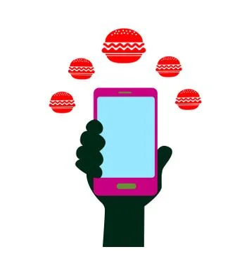 Smart phone icon Stock Illustration