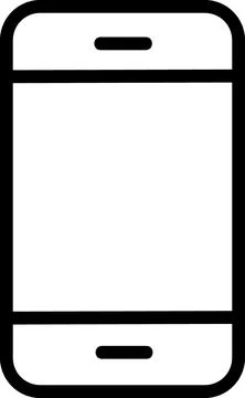 Smart-phone icon for mobile e-commerce app Stock Illustration