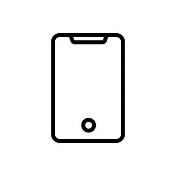 Smart phone icon vector design template Stock Illustration