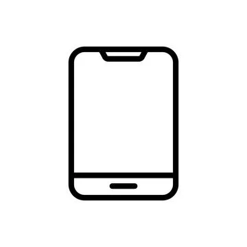 Smart phone icon vector design template Stock Illustration