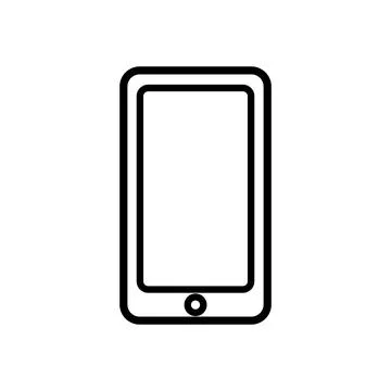 Smart phone icon vector design template Stock Illustration