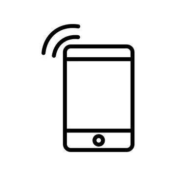 Smart phone icon vector design template Stock Illustration