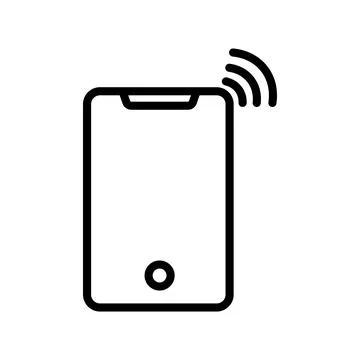 Smart phone icon vector design template Stock Illustration