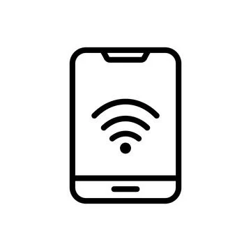 Smart phone icon vector design template Stock Illustration
