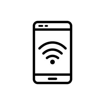 Smart phone icon vector design template Stock Illustration