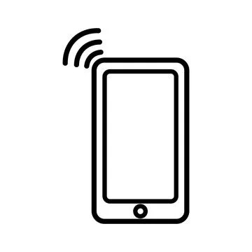 Smart phone icon vector design template Stock Illustration