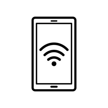 Smart phone icon vector design template Stock Illustration