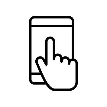 Smart phone icon vector design template Stock Illustration