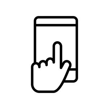 Smart phone icon vector design template Stock Illustration