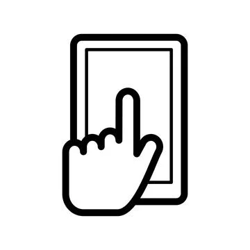 Smart phone icon vector design template Stock Illustration