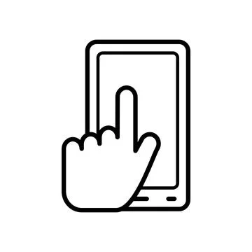 Smart phone icon vector design template Stock Illustration