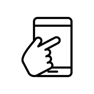 Smart phone icon vector design template Stock Illustration