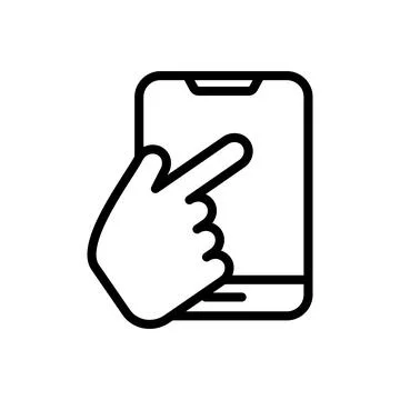 Smart phone icon vector design template Stock Illustration