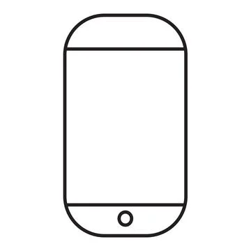 Smart phone icon. Vector flat Stock Illustration