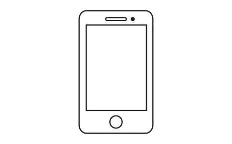 Smart phone icon,vector illustration Stock Illustration