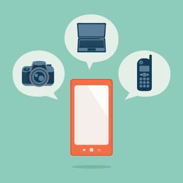 Smart phone Stock Illustration