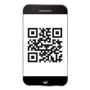 Smart phone qr Qr code for scanning with smart mobile or cell phone Copyri... Stock-Fotos