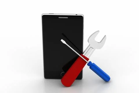 Smart phone service  concept Stock Illustration