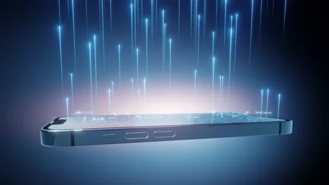 Smart phone speed internet data Stock Footage 220835629