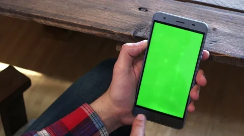 Smart phone on table Stock Footage 63367793