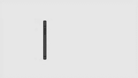 Smart Phone turn around Stock Footage 258601935