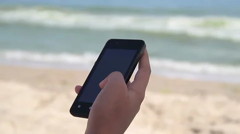 Smart Phone Using Video stock 55063882