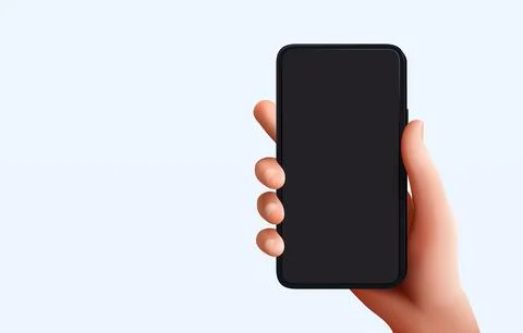 Smart phone using, hand hold gadget electronic. Vector illustration Stock Illustration