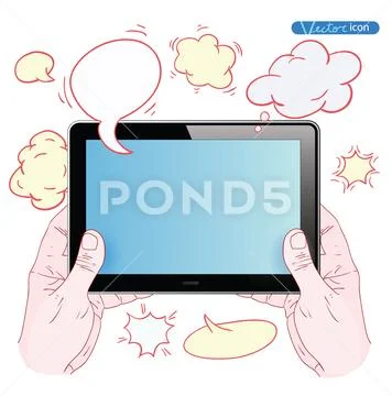 Smart phone, vector illustration. Stock Illustration