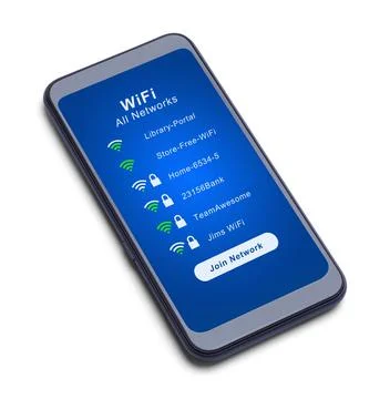 Smart Phone Wifi Stock Illustration
