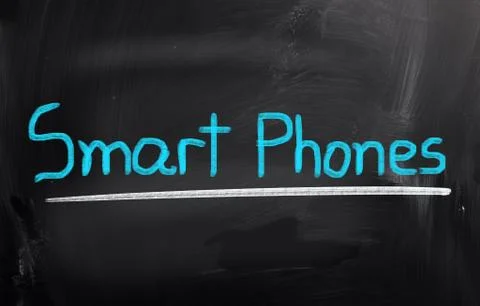 Smart phones concept Stock Illustration