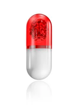 Smart pill Illustrazione stock