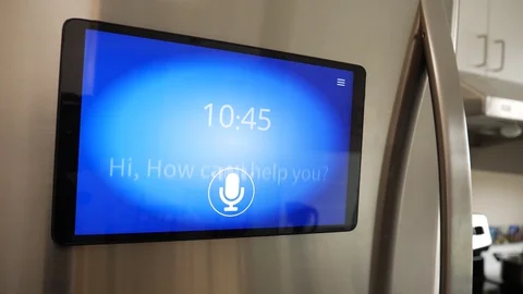 Smart Refrigerator With a Personal Assis... | Stock Video | Pond5