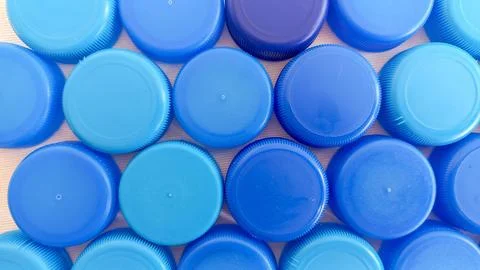 Smart Reuse: The Potential of Plastic Caps Stock Photos