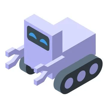 Smart robot exploring new territories with advanced technology Illustrazione stock