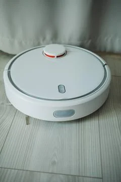 Smart robot vacuum Stock Photos