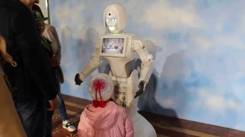 Smart Robots Show 库存影片 74206672