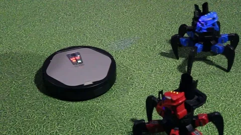 Smart Robots Show Video stock 74207785